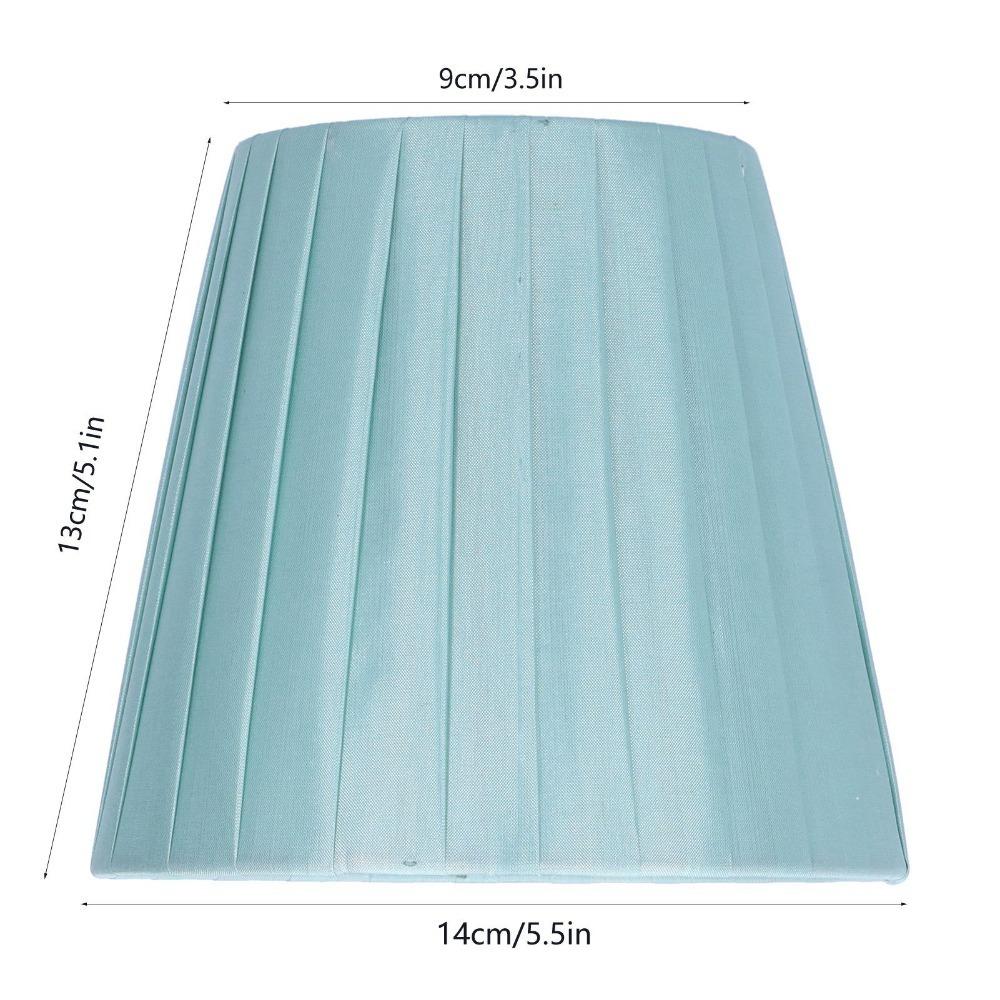 6PCS Clip On Design Cloth Lampshade Lightweight Wall Lamp Shade  Chandelier Replacement