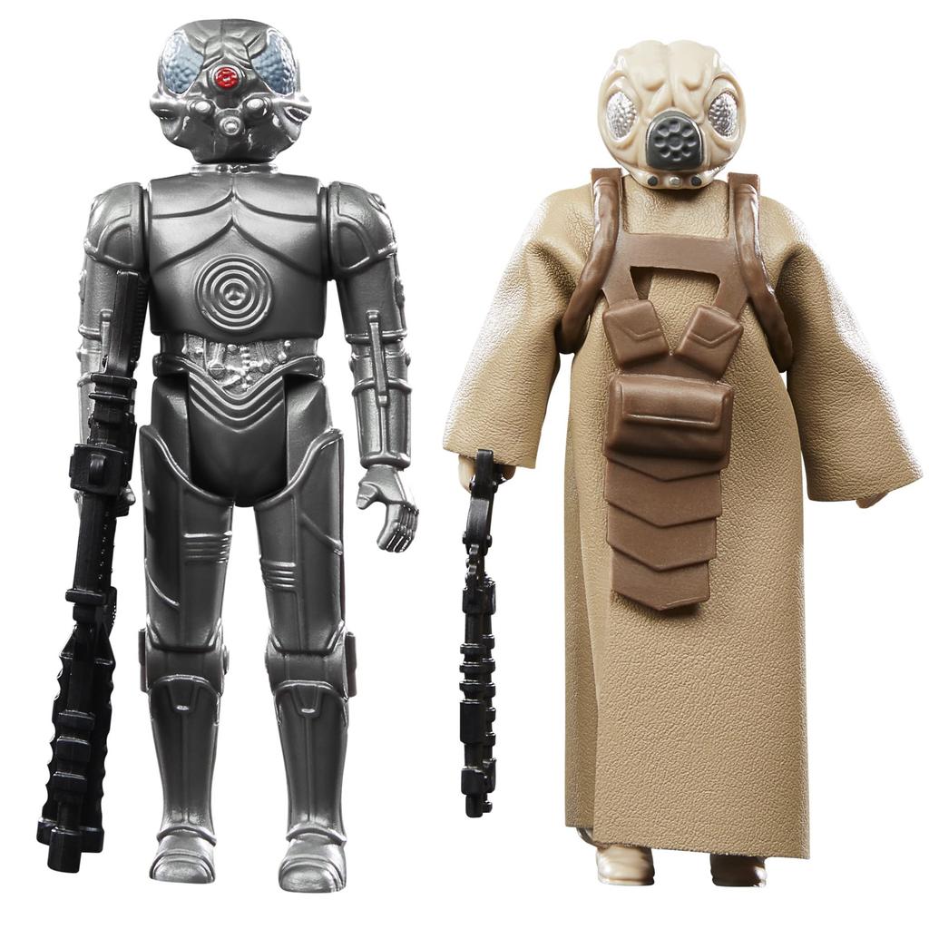 Hasbro STAR WARS Коллекция Ретро Звездные Войны Эпизод Империя Наносит Ответный Удар Действие Возраст F6983 4-ЛОМ и Цуккус, Набор из 2 Фигурок, V-образная Задняя Сторона, 3,75 дюйма (ок.