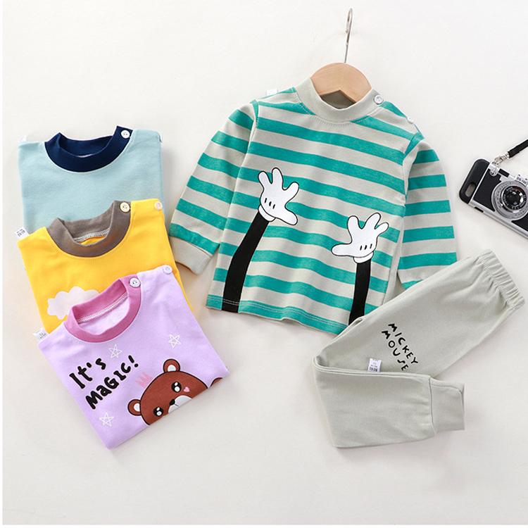 2024 Newest Boy Girls Children's Clothing Sets Sleepwear Long Sleeve Kids Pajama Girl Groups Kids Boutique Clothing