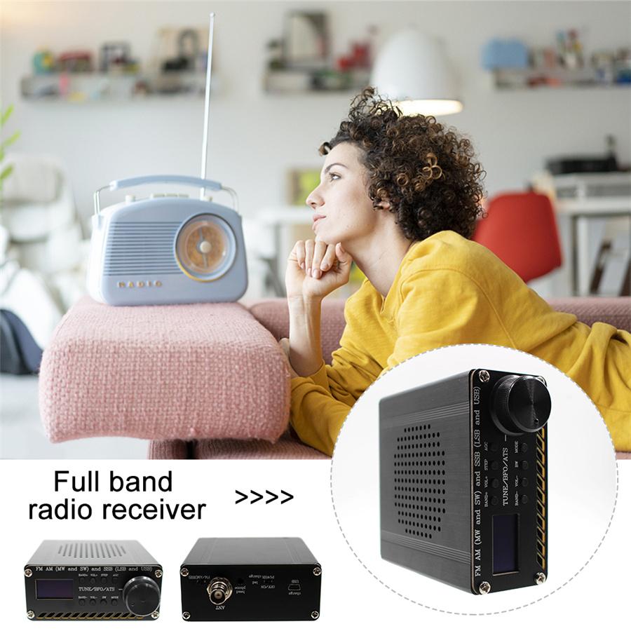 SI4732 Вседиапазонный радиоприемник FM AM (МВт и ЮВ) ССБ (LSB и USB)+ANT+Батарея+Чехол