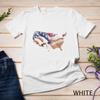 US Flag American Football Player Football Team Football Unisex T-shirt