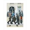 L.S.. Lowry A Fight C. 1935 Mounted Print