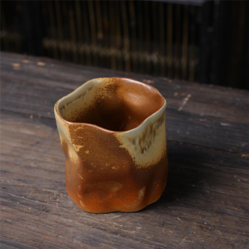 Special-Shaped Creative Ceramic Cup Supply Household Cup Kiln Change Water Cup High Value Coffee Cup