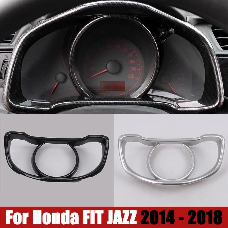 Автомобильная панель приборов, рамка, накладка для Honda FIT JAZZ 2014 2015 2016 2017 2018, аксессуары для стайлинга автомобилей ABS