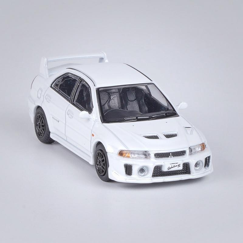 1/64 Mitsubishi Lancer Evolution EVO Toy Car Miniature 1:64 JKM Racing Model Free Wheel Diecast Alloy Collection Gift for Boy