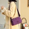 Shoulder Bag In Nylon Fabric for Middle-aged Ladies Multilayered Women's Bag Simple Messenger Bag