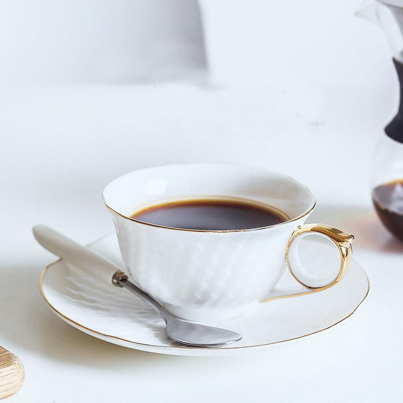 Креативная простая белая кофейная чашка, набор из двух предметов, керамическая чашка, чашка для воды, послеобеденный чай, чашка с молоком