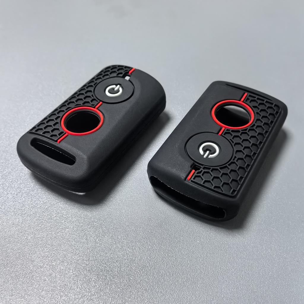 Силиконовый чехол-брелок для Yamaha Nmax 155 / Nvx 155 / Aerox 155 / Aerox 300, Мягкий защитный чехол для пульта с текстурой пчелиных сот