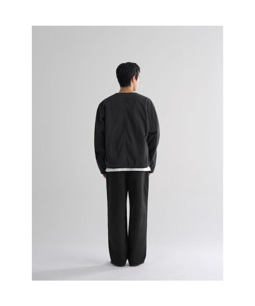 8SECONDS Cotton Wide Fit Half-Banding Pants Black
