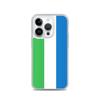 Coque iPhone - Multicolore - Drapeau Sierra Leone - Souple - TPU - Compatible iPhone 14 Pro