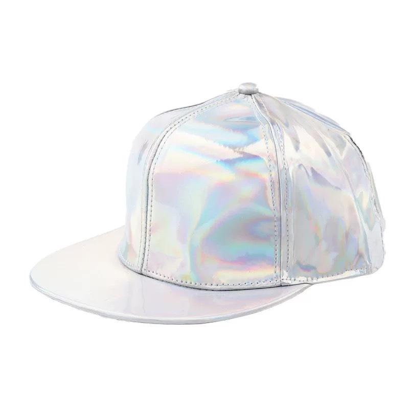 Модная PU Радужная Меняющая Цвет Хип-хоп Бейсболка Snapback Кепка Взрослая Уличная Повседневная Тракерские Кепки Повседневная Костяная Регулируемая Кепка