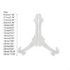 62KD 10pcs Foldable Triangle Display Stand Multifunction Plate Photo Card Book
