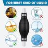 BBTO 4 Pieces Black Primer Bulb Rubber Fuel Pump Transfer Vacuum Fuel Primer Bulb Marine Gas Siphon Hand Pump Outboard Line For Petrol Marine Boat