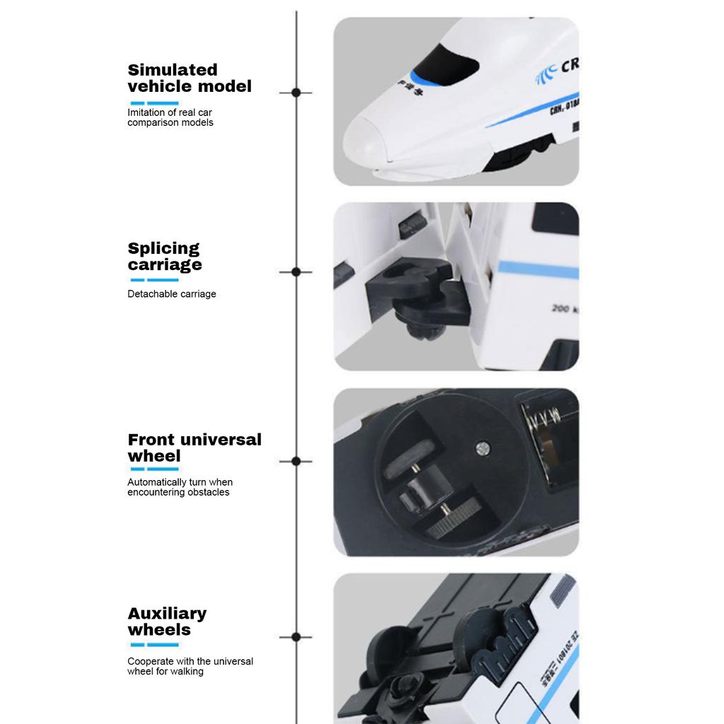 Electric Train, Educational Motorized Train For Different Ages, With Rechargeable Batteries, Fun Learning For Boys, Best Gift For Boys