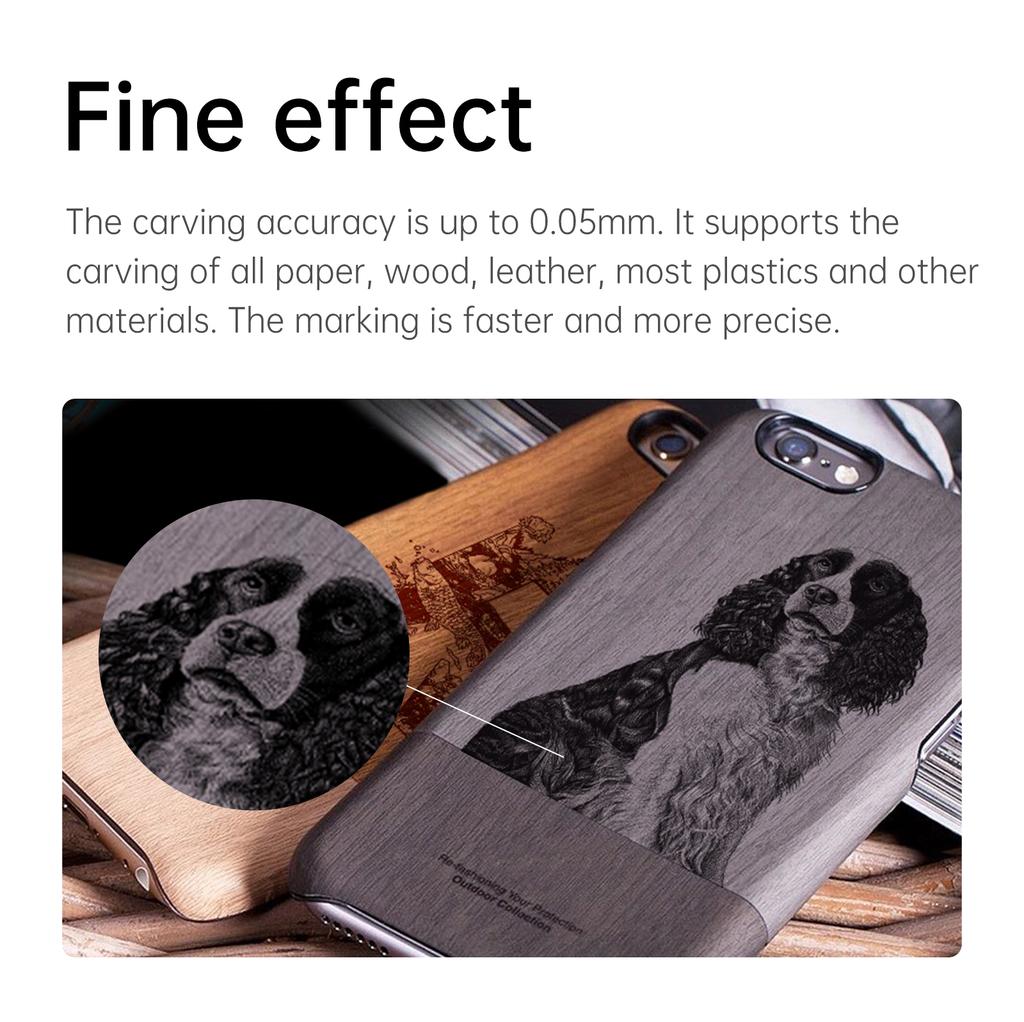 MR.CARVE C1 Laser Engraver 5W Blue Light Laser Cutting and Carving Machine with Auto Focus 0.05