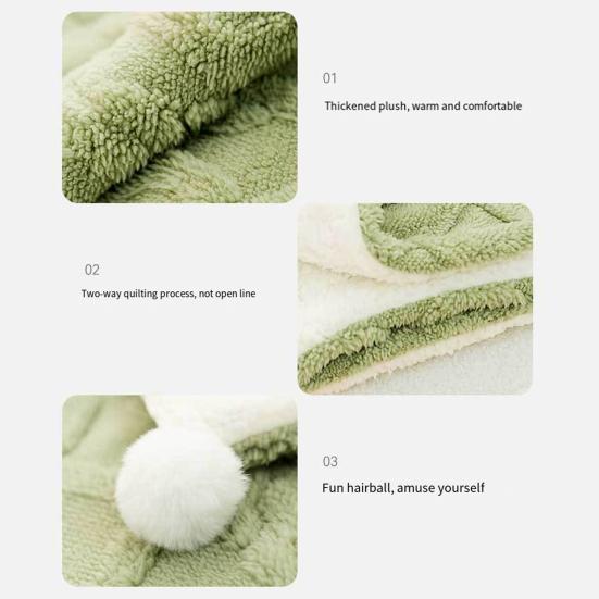 Одеяло для домашних животных, теплое, мягкое, удобное, плюшевое одеяло для собак и кошек, утолщенное теплое одеяло для домашних животных