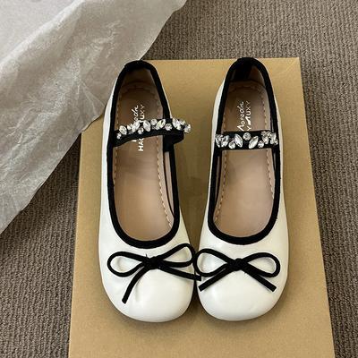 Розовые балетки на скрытой платформе, женская обувь 2025, новые французские весенне-осенние туфли Мэри Джейн, нежные вечерние туфли