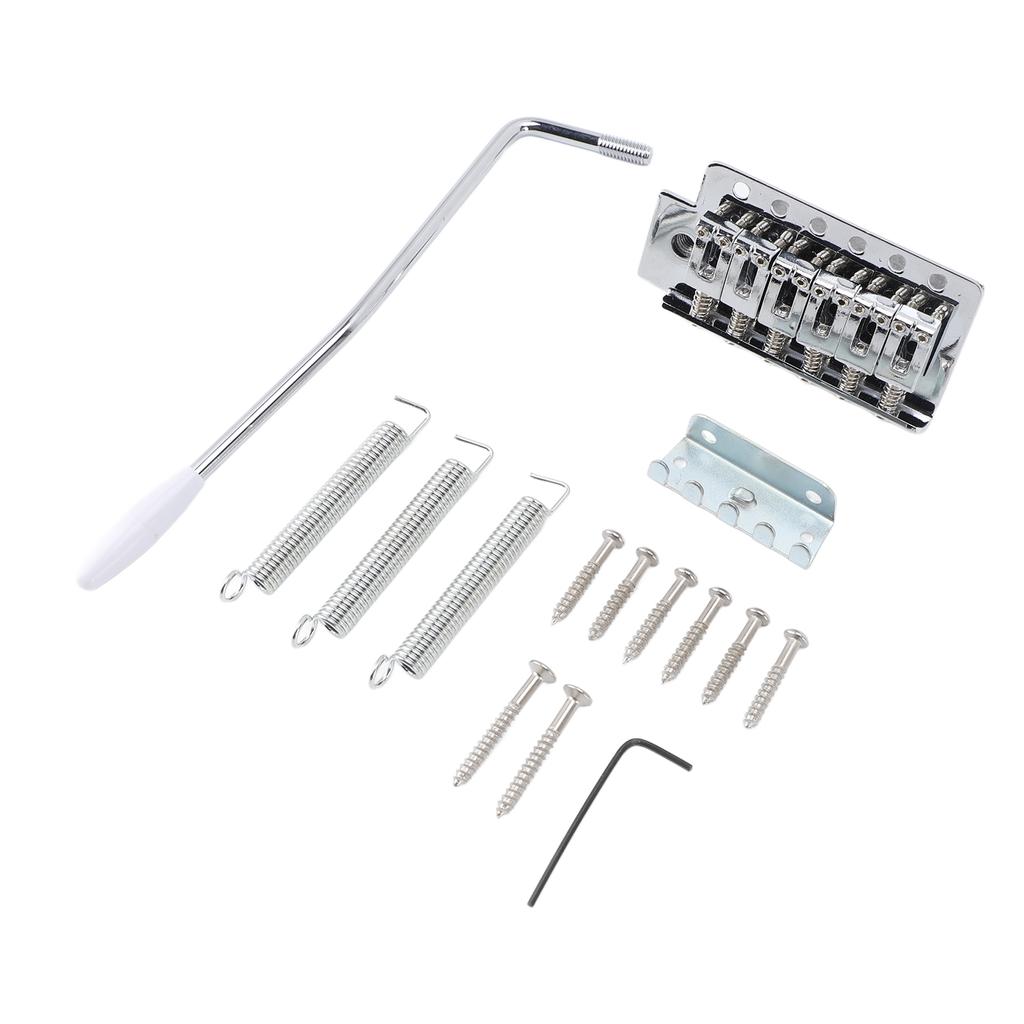 Guitar Tremolo Bridge Set 52.5mm Vintage Left Handed Zinc Alloy Electric Guitar Tremolo Bridge for