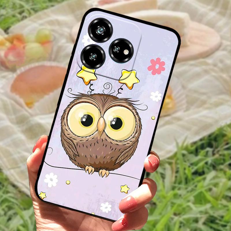 For ZTE Blade V60 Coque Case Nubia V60 Phone Protective Soft Silicone Funda Cover For ZTE Axon 60 4G Z2356 Bumper Fashion Floral