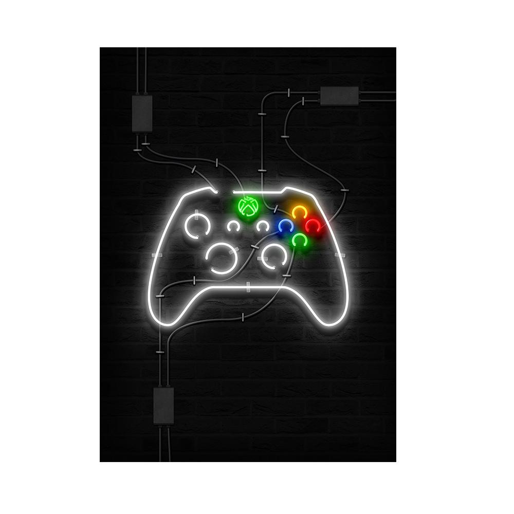 Плакаты для игровой комнаты, геймпад, настенные художественные постеры и принты, холст, настенные картины, подарок геймеру для мальчиков, декор для детской комнаты