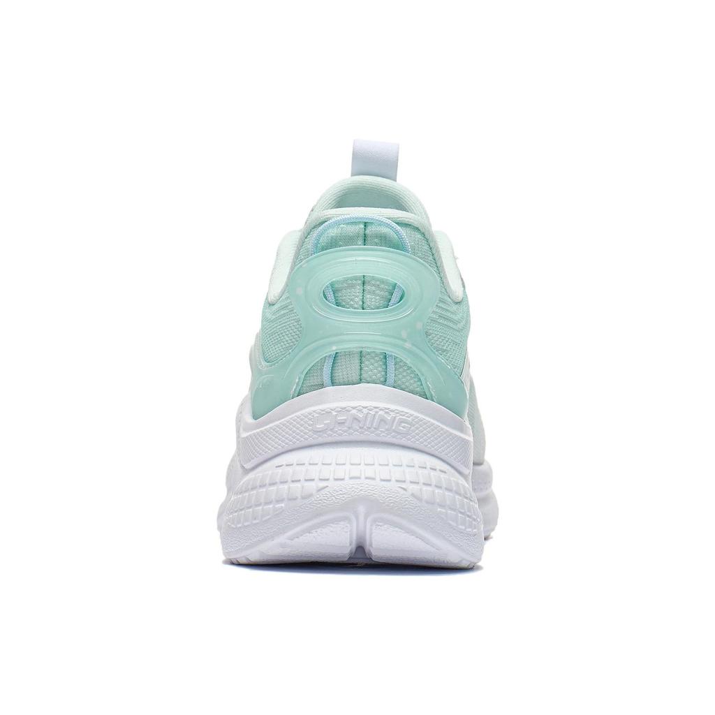 Li Ning Flow Cloud нескользящие износостойкие дышащие низкие спортивные повседневные туфли женские кроссовки сине-белые AGLT030-2