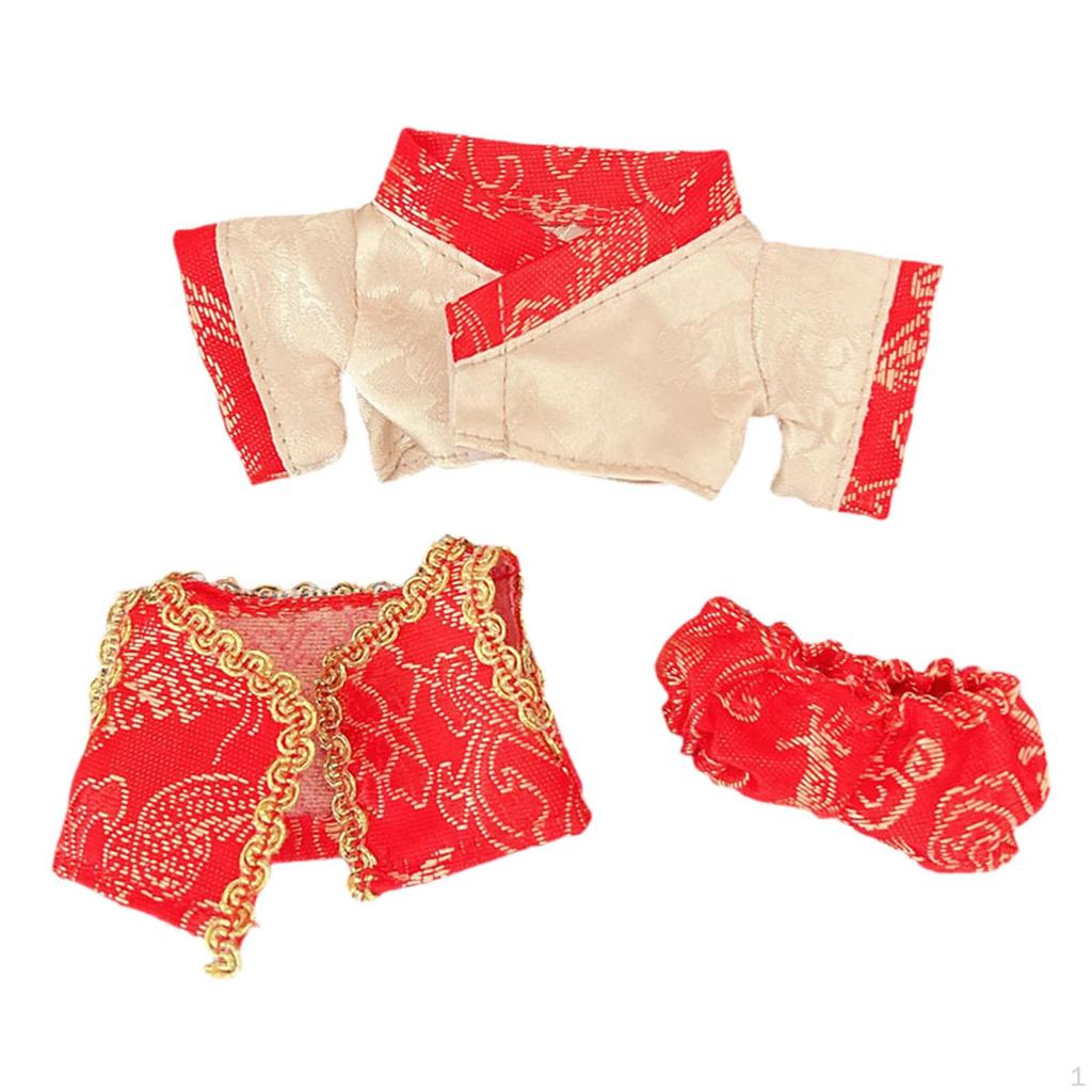 17 см плюшевые куклы, одежда, костюмы, реквизит для фото, мягкие, мягкие игрушки, стильные, милые «сделай сам»