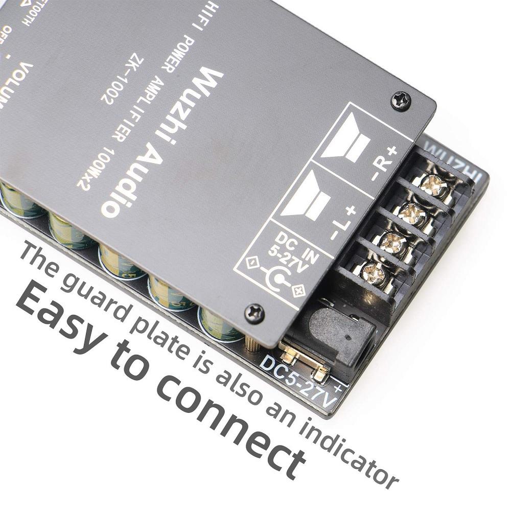 100 Вт + 100 Вт TPA3116D2 ZK-1002 Bluetooth цифровой HIFI стерео аудио усилитель мощности плата