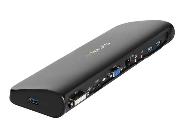 Station d'accueil USB 3.0 - STARTECH.COM - Double affichage - HDMI et DVI/VGA - GbE et audio