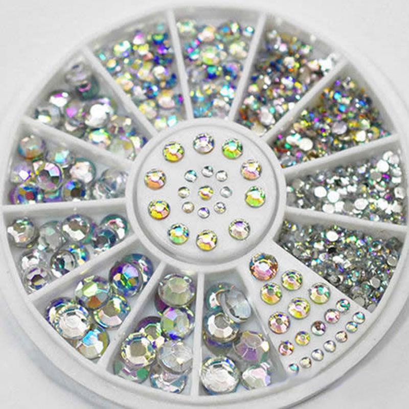 Nail Parts Nail Art Glitter Rhinestone Crystal Gems Jewelry Bead Manicure Decoration Accessories Nail Supplies for Professionals