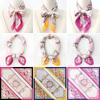 Women'S New Fashionable Atmosphere Simulation Silk Scarf Neck Protection Scarf Spring Summer Autumn Square Scarf