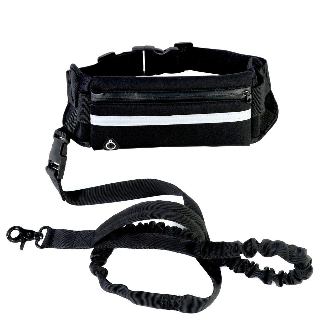 Sports Fanny Pack Dog Leash, Pet Running Leash, Dog Leash with Reflective Strip Outdoor Products
