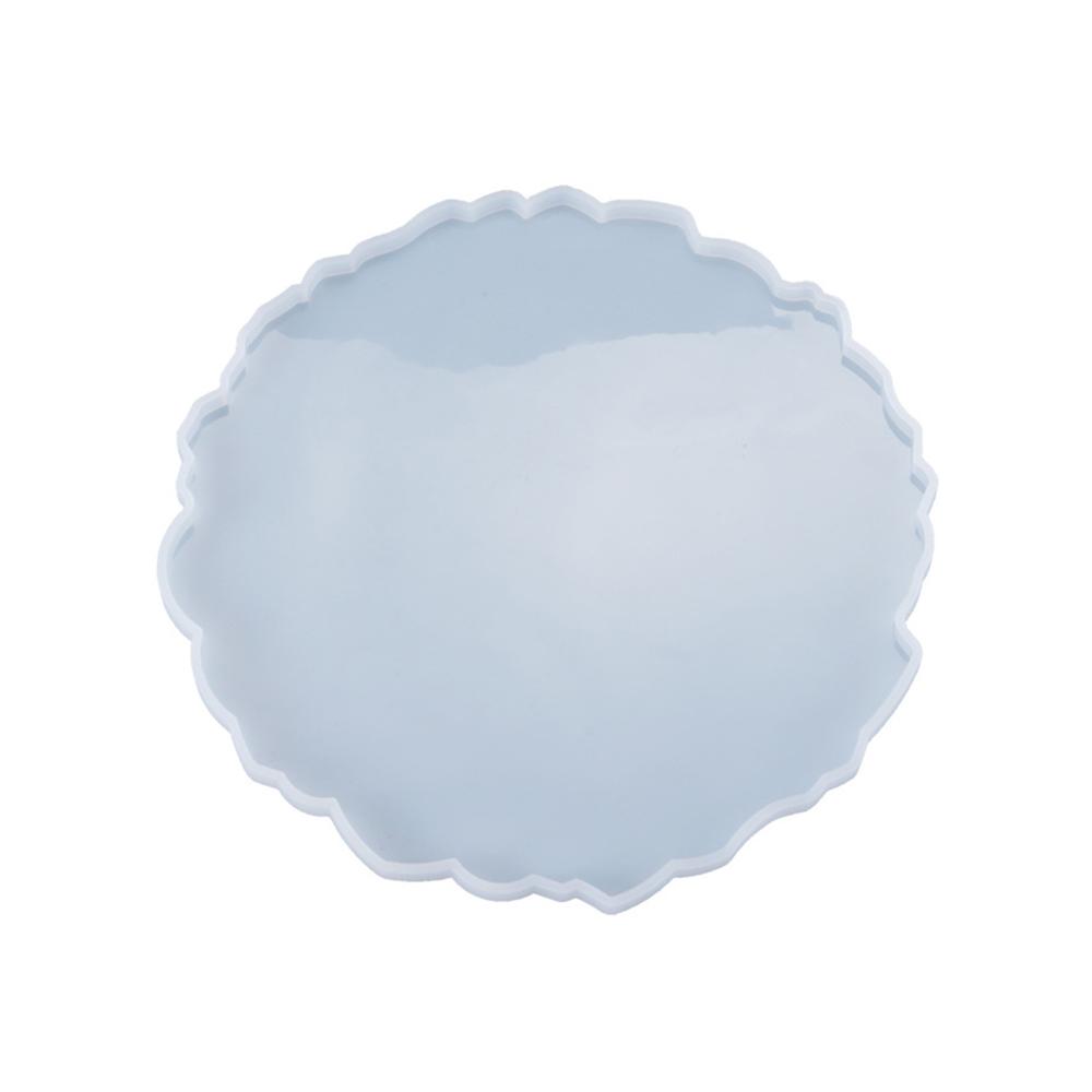 Плесень Круглая форма Силиконовая форма в форме волны Основание для подставок Домашняя эпоксидная смола УФ-сделай сам Ремесло из смолы