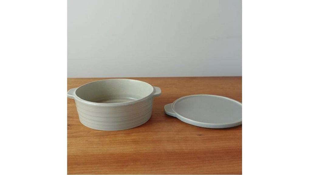 Кухня Studio Panda Diner Uchi Soto Плита Жаропрочная Керамическая Оловянная Деревянная Посуда Банко (Серый)