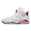 Детские кроссовки Air 6 Retro GS Red Oreo White University-Red Black 384665-162