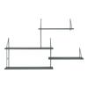 House Nordic Tess Shelf Wood and Steel Green 444253