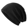 Breathable Toe Cap Unisex Striped Hood Spring and Autumn Warm Thin Turban Chic Trend Pile Hat