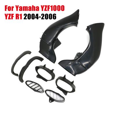 Для Yamaha Yzf1000 Yzf R1 1000 2004 2005 2006 Ram Air Intake Tube Duct Cover Fairing ABS Plastick Motorcycle Accessories