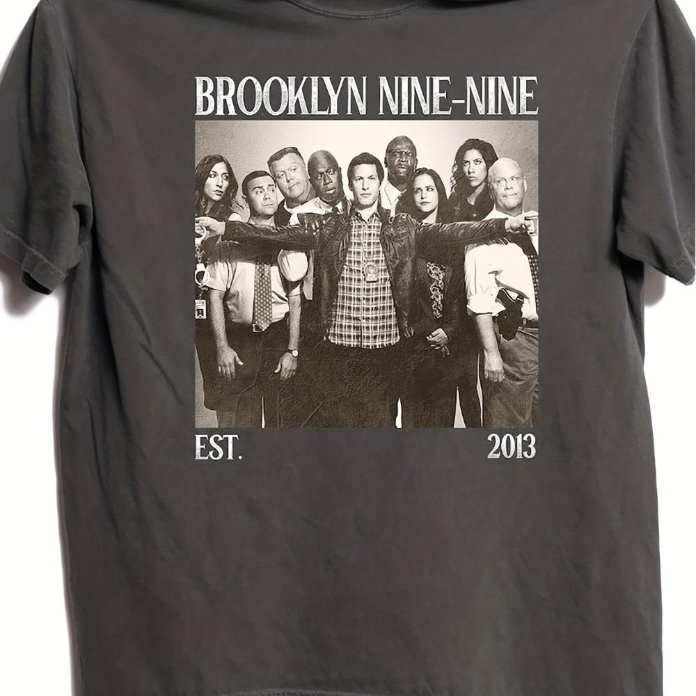 Brooklyn 99th Precinct TV Drama Theme Tshirt for Mens Summer New Style Suitable for Both Men and Women