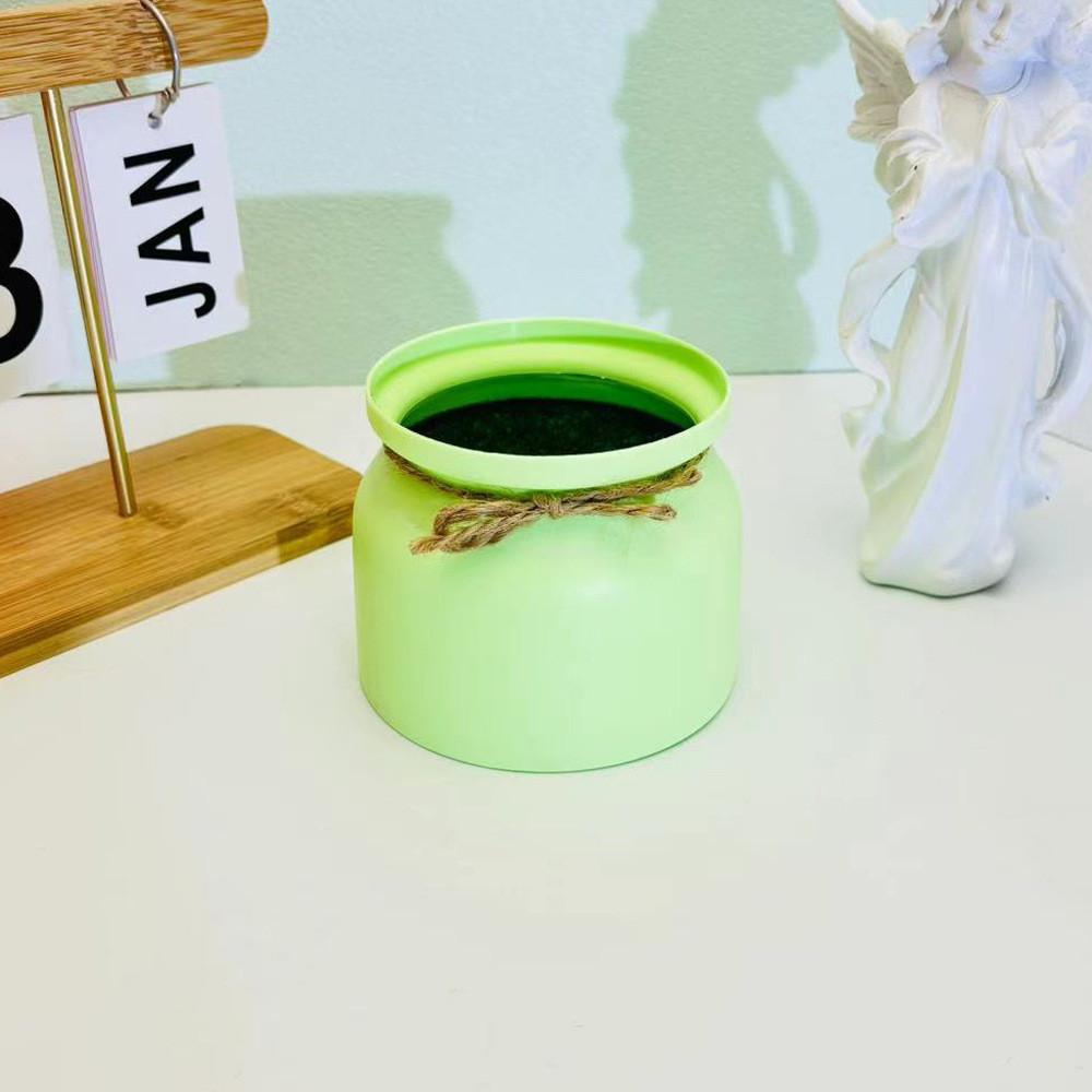 Цветочный бант Пластиковый горшок Комнатное растение Декорация Контейнер для цветочной композиции