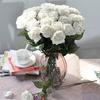 1 шт. искусственный цветок поддельные розы свадьба свадьба украшение дома и сада