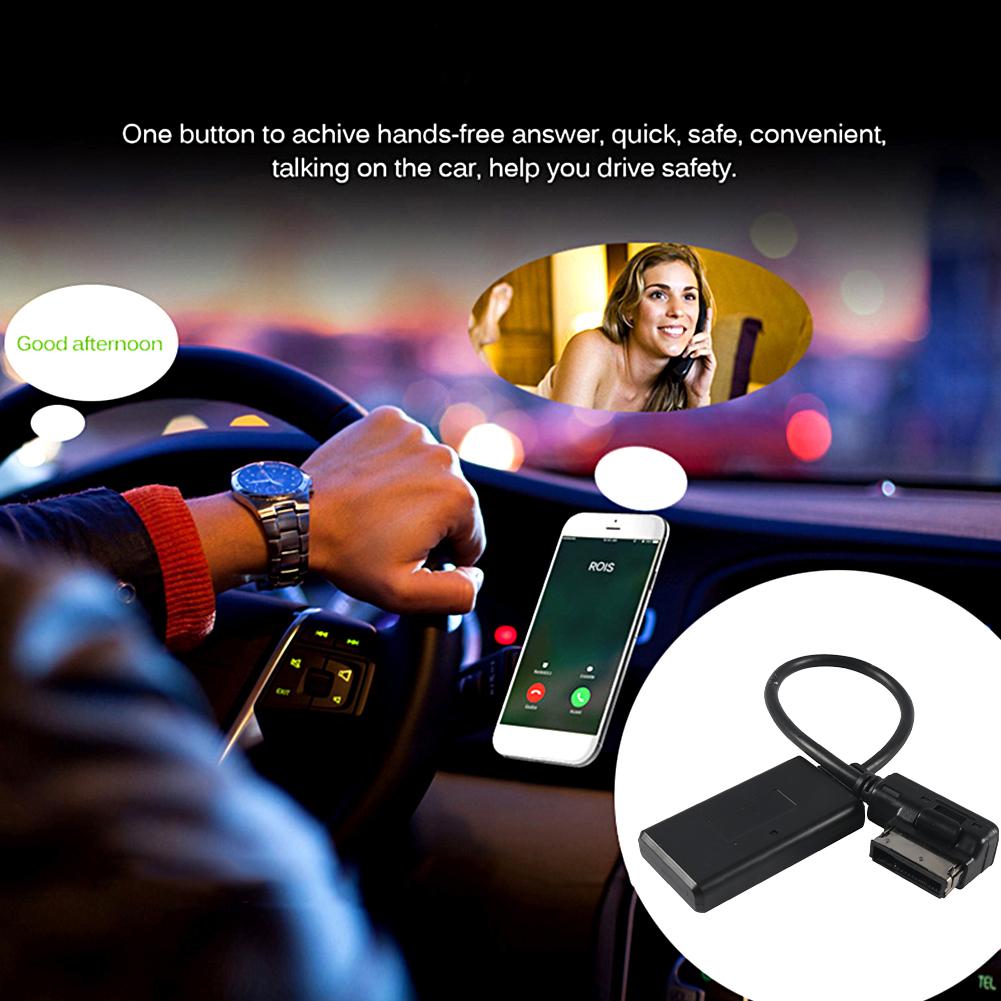 Автомобильный комплект Bluetooth для Mercedes-Benz Media Interface AUX Wireless Adapter A/B/C/E/M/S/R/W/GL/ML/SL/CLS/SLK/GLK классов 2009-2014