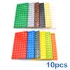 Нетоксичные 10 шт. Строительные блоки для поделок 6x12 точек Тонкие фигурные кирпичики Образовательные Творческие Совместимые по размеру с 3028 Игрушки для детей