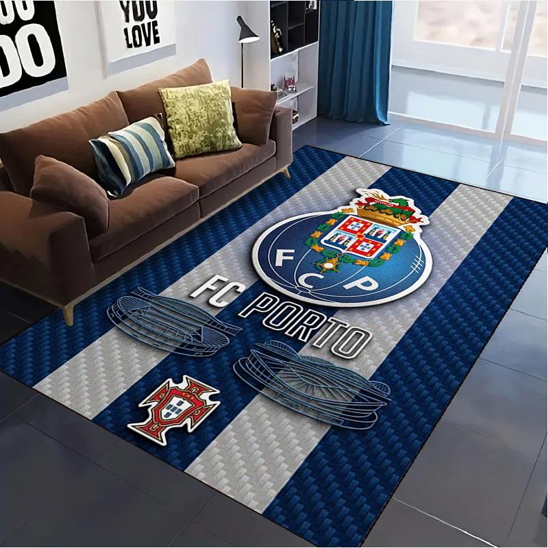 FC Porto Carpet Rug for Living Room Bedroom Home Sofa Decoration,Kids play Non-slip Floor Mat