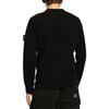 STONE ISLAND Мужской джемпер из овечьей шерсти, черный, 8115568A3-V0029