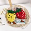Kids Children Girls Cute Cartoon Strawberry Messenger Crossbody Shoulder Bags