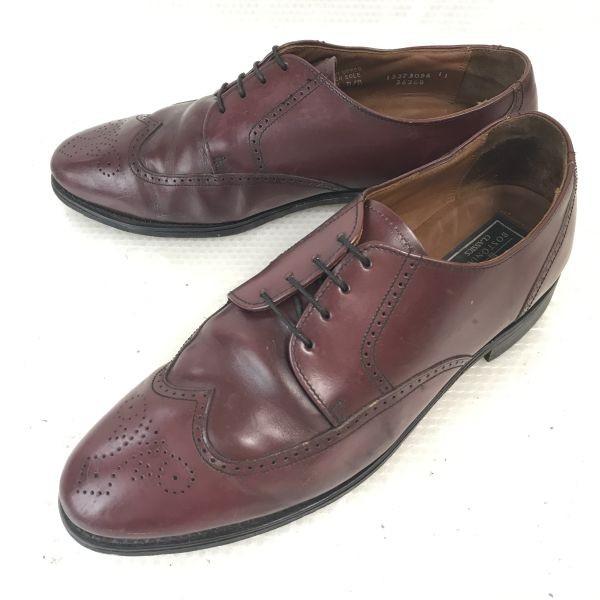90s Bostonian Goodyear Wingtip Shoes 10.5D 28-28.5cm Brown(USED)
