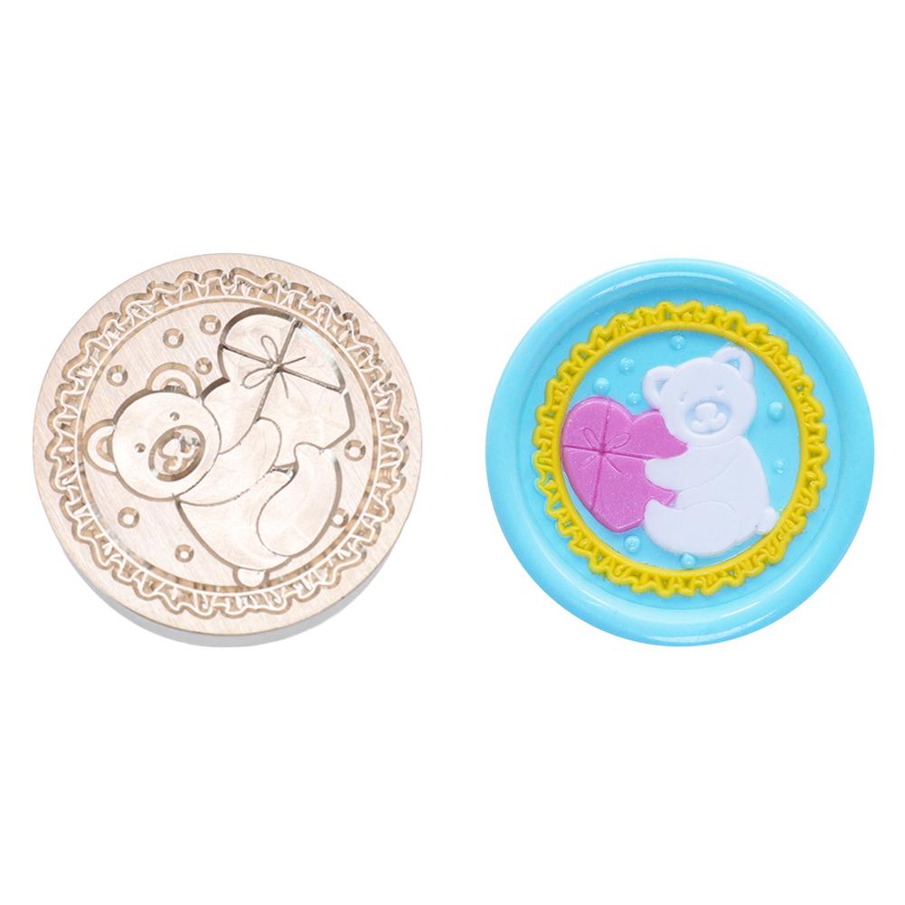 Медная голова серии животных, сделай сам, ручная учетная запись, эмалированная медная голова для свадебной открытки