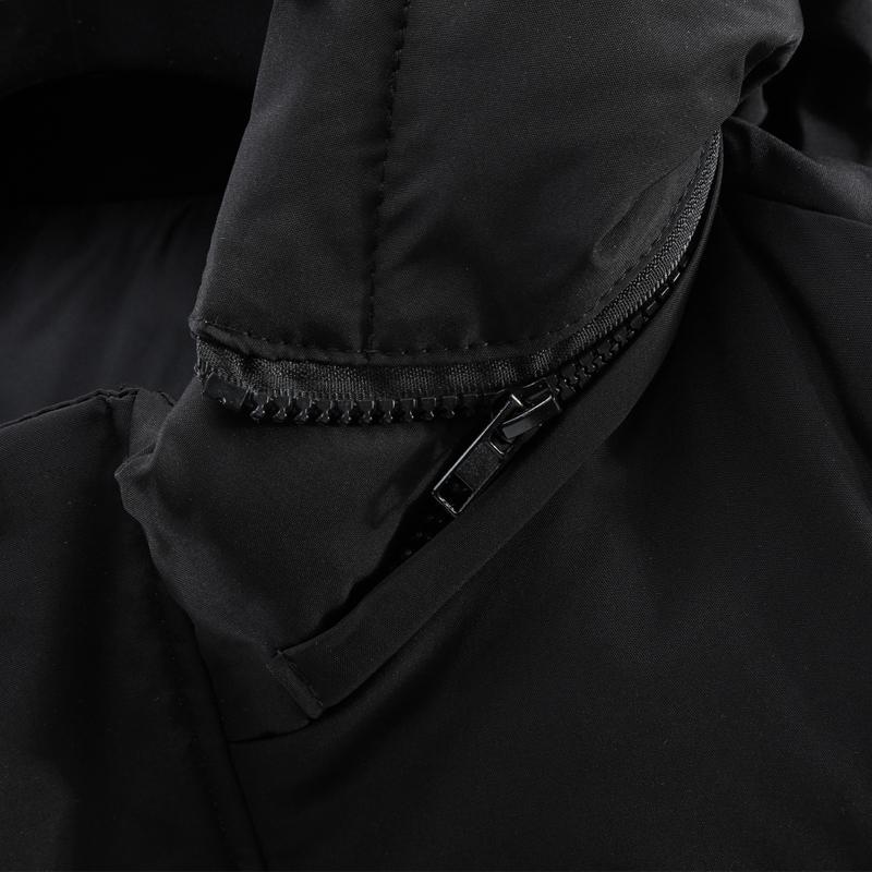 Плюс размер L-7XL зимняя мужская куртка без рукавов с капюшоном повседневный толстый теплый жилет для верхней одежды