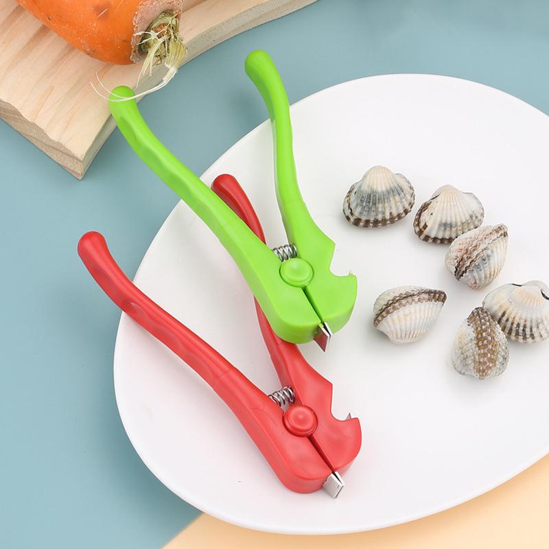1Pc Oyster Shell Opener Multifunctional Blood Clam Clip Shellfish Clamps Opener For Clam Seafood Opening Outdoor Tableware