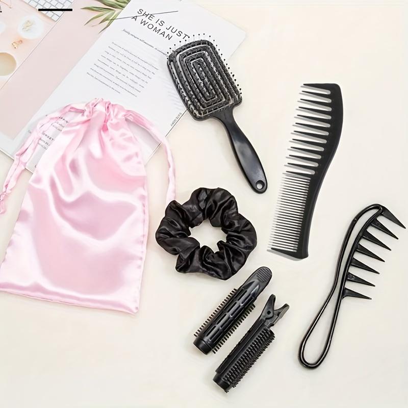 Набор парикмахерских расчесок, артефакт в виде черепа, большой набор полых расчесок, изысканная упаковка, набор из 7 предметов